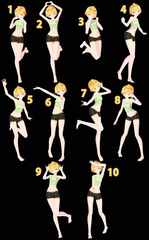 mmd pose pack 6 dl by snorlaxin on deviantart artofit