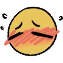 Embarrassed Blush Discord Emoji