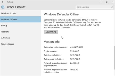 Wmic path softwarelicensingservice get oa3xoriginalproductkey click start > settings > update & security > activation > change the product key then enter the product key How to activate Windows Defender Offline in Windows 10