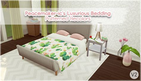 My Sims 4 Blog Luxurious Bedding Recolors By Allisas