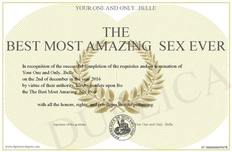 Most Amazing Sex Ever