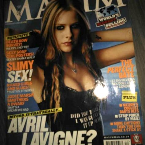 Avril Lavigne MAXIM Magazine Hobbies Toys Books Magazines