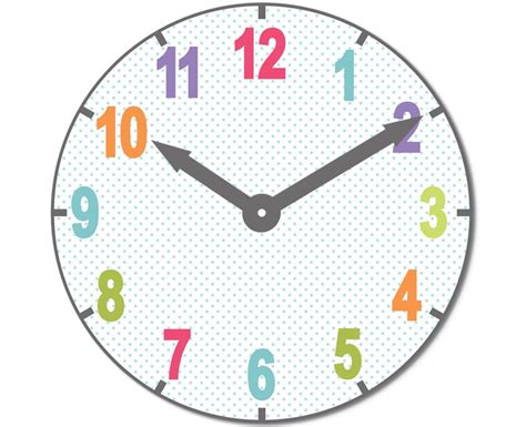 Free Printable Clock Face Creative Center