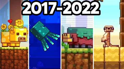 All Minecraft Mobbiome Votes Animations 2017 2022 Youtube