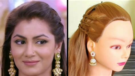 Easy Party Hairstyle Inspired By Sriti Jha Hairstyle For Girls On Saree Pragya Hairstyle