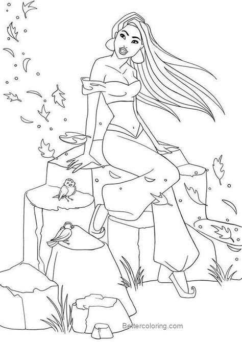 Disney Pocahontas Coloring Pages Free Printable Coloring Pages