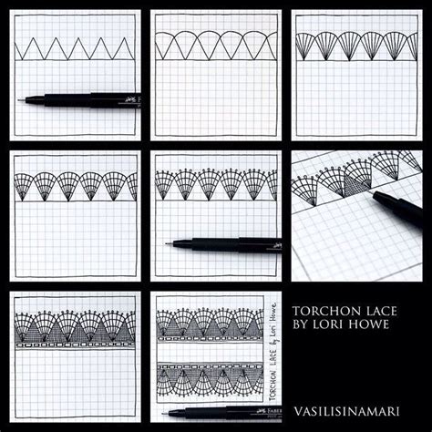 If you want to now more about drawing zentangle hop over and check out their site! step by step | Zentangle patterns, Zentangle, Tangle patterns