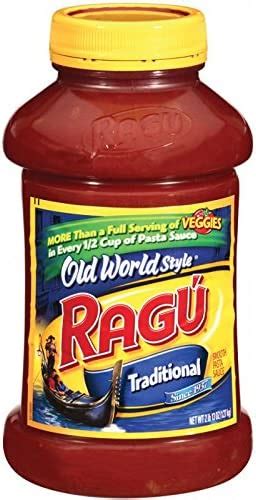 Ragu Traditional Spaghetti Sauce In Plastic Jar 45 Oz Amazonca