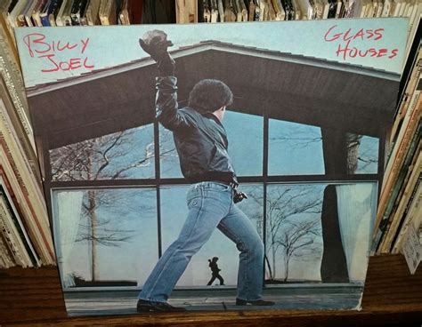 Billy Joel Glass Houses Vintage Vinyl Record Vinyl House Glass House