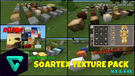 Soartex Fanver Texture Pack Minecraft Pe 095 16x16 And 64x64