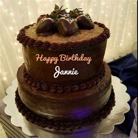 Simple birthday cake for friends and family to make their birthday awesome and special. Write Name On Double Layer Chocolate Birthday CakeDirkie ...