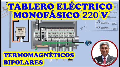 Tablero ElÉctrico MonofÁsico 220 V💥 Cableado De Un Tablero Eléctrico