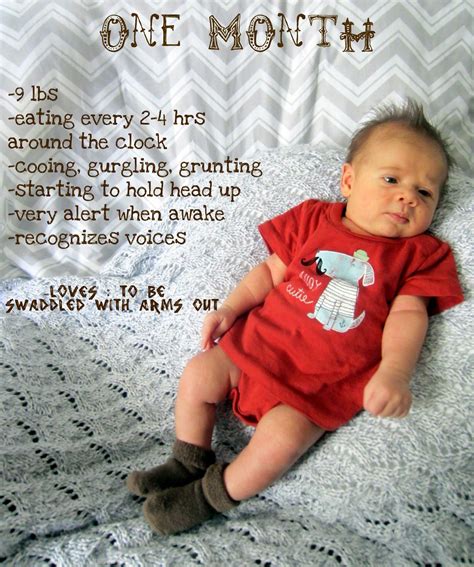 1 Month Baby Boy Quotes Bee Karlee