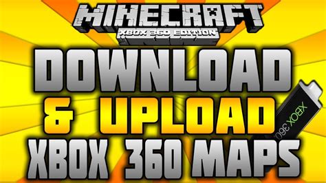 Minecraft Xbox 360 How To Download And Upload Maps Custom Maps