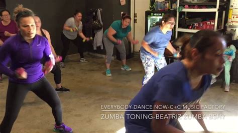 Cc Music Factory Everybody Dance Now Beatriz Zumba Bshy Youtube