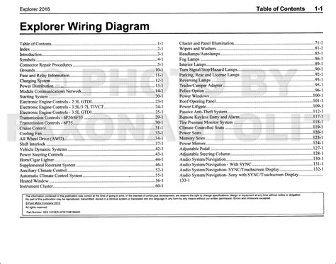 Six cylinder four wheel drive automatic 86,000 miles. 2016 Ford Explorer Wiring Diagram Manual Original