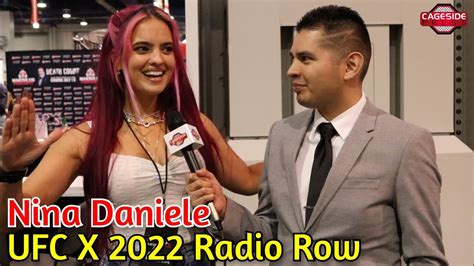 Nina Daniele Says Shes Here To Stay In Ufc Reporting Goes Off The