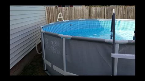 Intex Pool Setup And Assembly Youtube