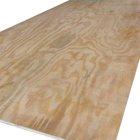 12 In X 4 Ft X 8 Ft Southern Yellow Pine Plywood Sheathing In The