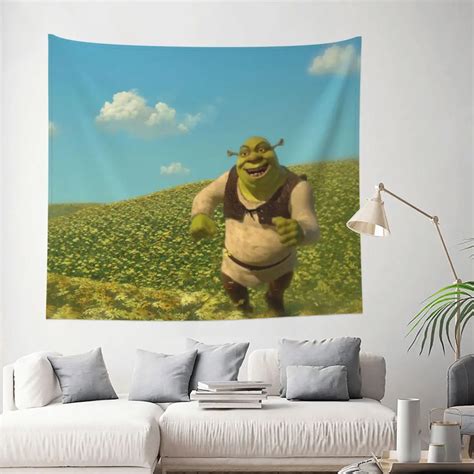 Shrek Tapestry Wall Hanging Gobelin Na Sciane Shrek Polyester Room