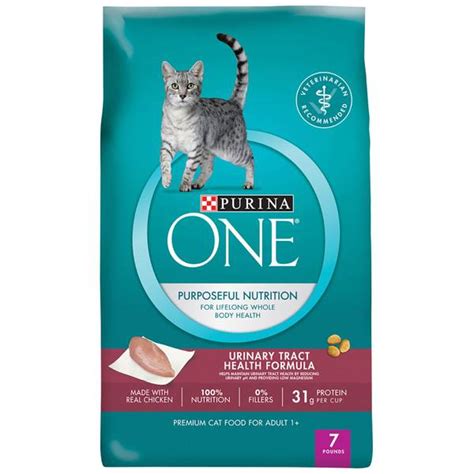 The best cat foods for urinary health. Purina One Urinary Tract Health Formula Dry Cat Food