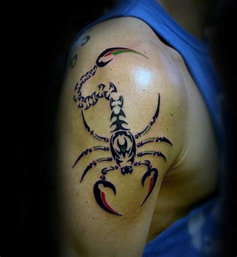 50 Tribal Scorpion Tattoo Designs For Men Manly Ink Ideas