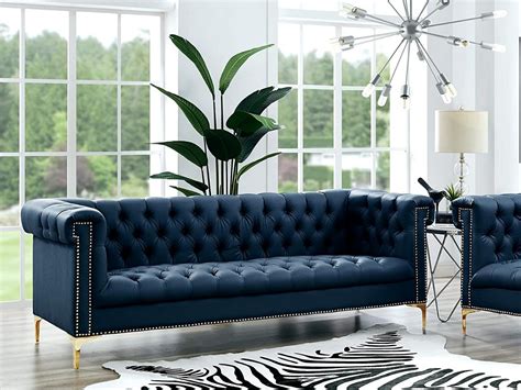 Leather Luxury Chesterfield Sofa Designs Furniture Classic Sofas Large