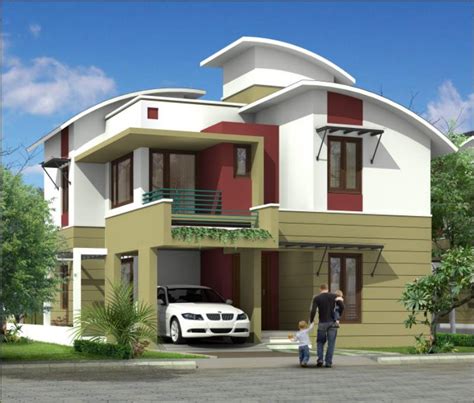 Modern House Elevations In India