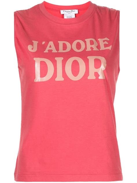 Christian Dior 2003 Pre Owned Jadore Dior Tank Top Farfetch