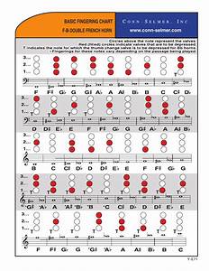 F B Double French Horn Basic Chart Download Printable Pdf