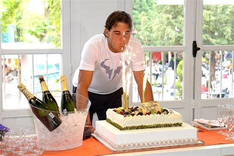 Rafael Nadal Celebrates Birthday With Surprise Cake At His Academy
