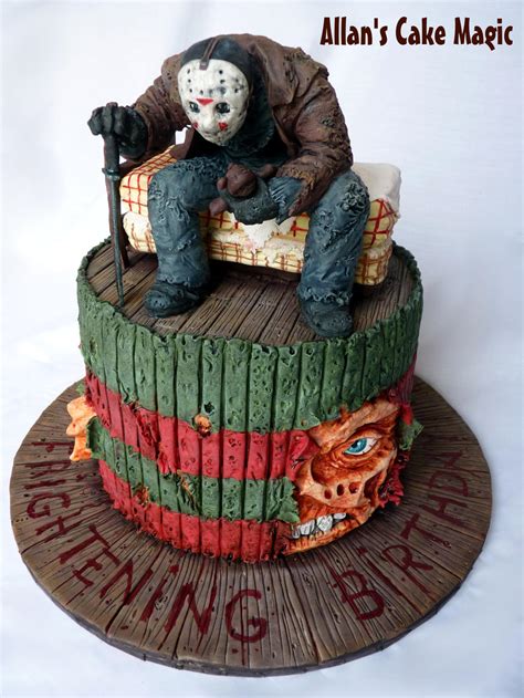 Jason Vs Freddy Cake By Artisallan On Deviantart