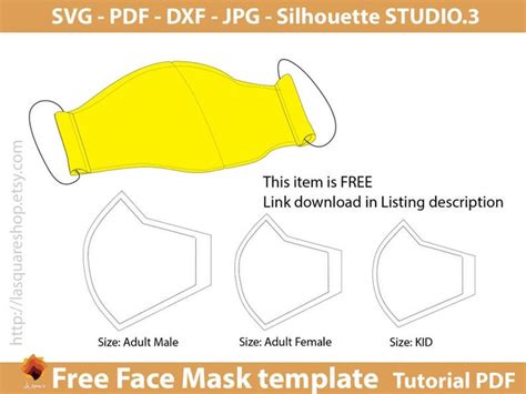 Try this reversible face mask diy! Free Face Mask templates, SVG face mask, face mask ...