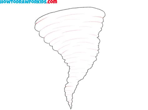 How To Draw A Tornado Easy Drawing Tutorial For Kids