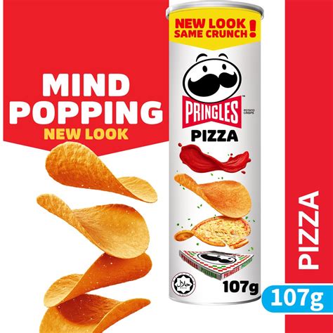 Pringles Potato Crips Chips Pizza 107g Shopee Malaysia