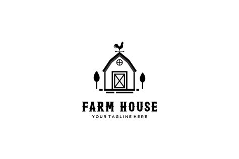 Wood Barn Farmhouse Vintage Logo Design Graphic By Sore88 · Creative