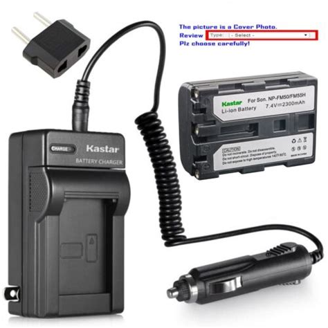 kastar battery ac travel charger for sony np fm50 and sony ccd trv308 ccd trv318 ebay