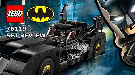 Review Lego Batman Batmobile Pursuit Of The Joker 76119 Youtube