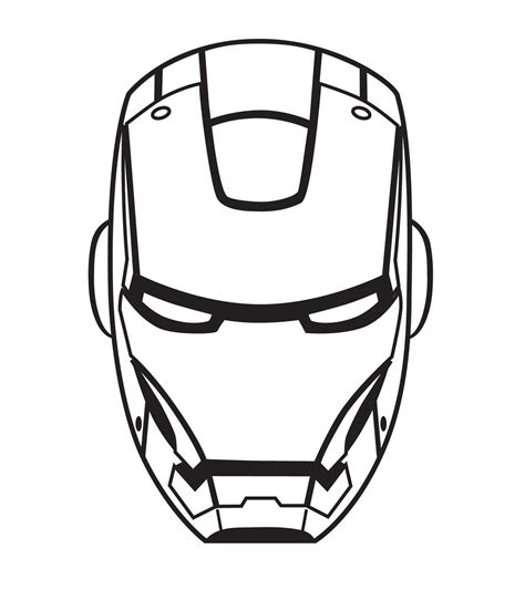 Iron Man Mask Vinyl Decal By Marvelousgraphics On Etsy Disenos De