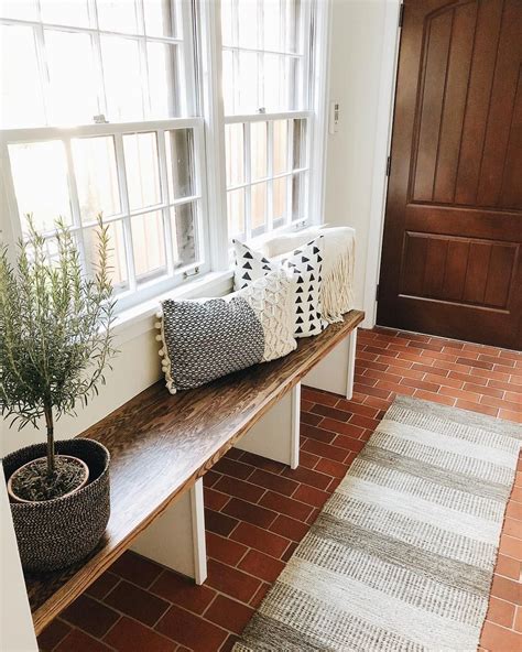 The purpose of our DIY built-in long bench is so I can ...