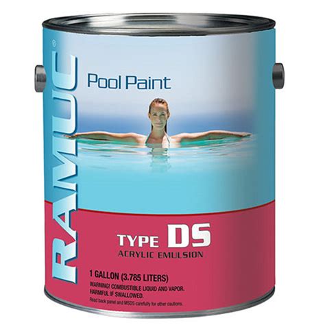 Ramuc Ds31101 Type Ds Acrylic Water Based Technology Pool Paint White