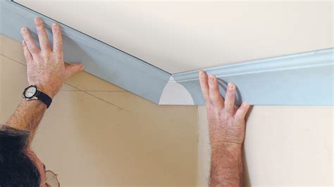 How To Cut Crown Molding On Uneven Ceiling Shelly Lighting Vrogue