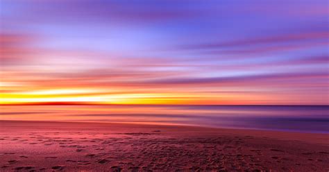 2160x3840 Footsteps At Beach Evening Sunset Sony Xperia Xxzz5 Premium
