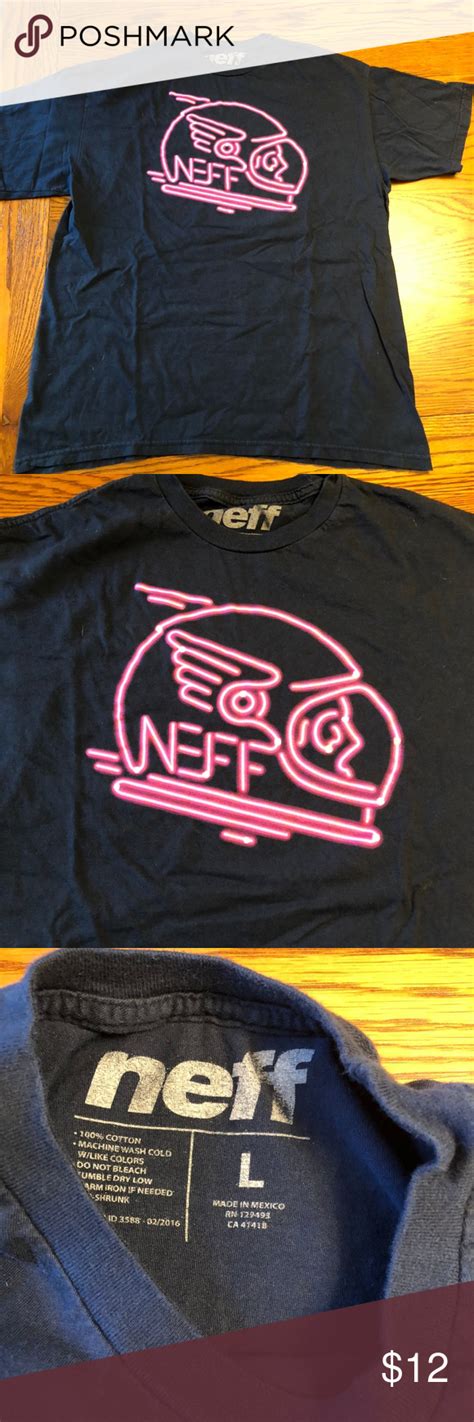 Neff Neon Logo Tee Logo Tees Clothes Design Neon Logo