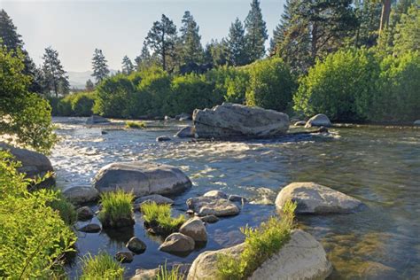Most commonly, rivers flow on the surface of the land, but there are also many examples of underground rivers, where the flow is contained within chambers, caves, or caverns. Truckee River - Water Education Foundation