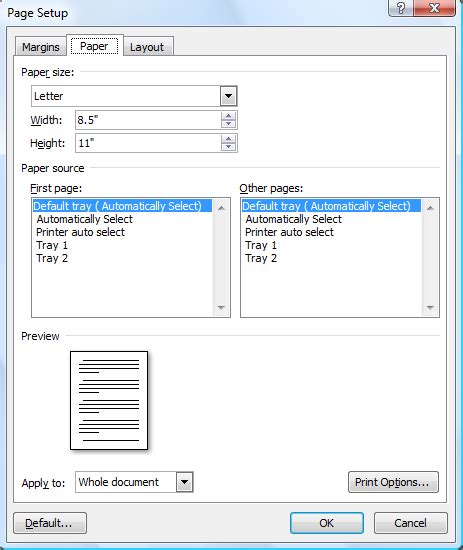 How To Set Default Page Layout In Word 2010 Bpobg