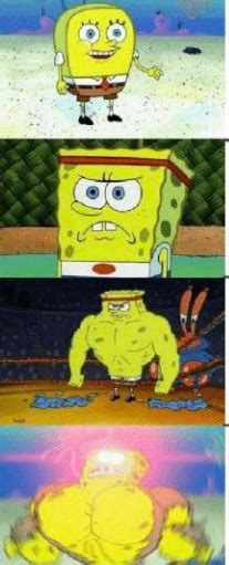 Spongebob Progressing Through The Gym Rmemetemplatesofficial