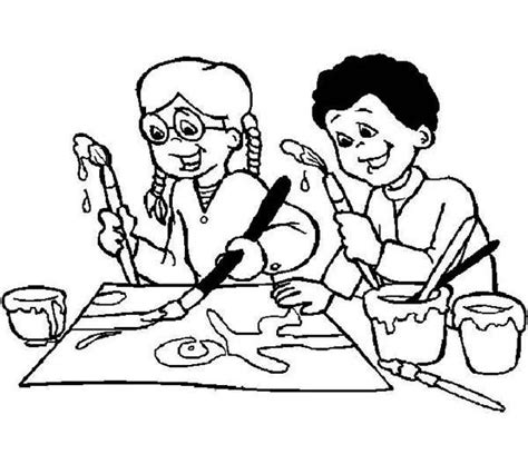 Then draw a line to match each row of raindrops with the correct number on the right side. First Day of School, : Doing an Art Class on First Day of ...
