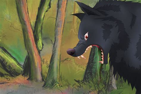 Dark Anime Wolf Miraku By Aryachan Love Wolves On Deviantart