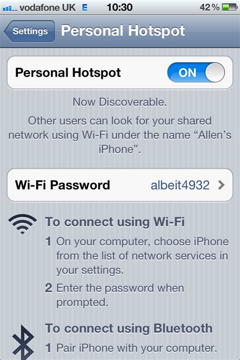 Learn how to make your iphone personal hotspot use the faster 5ghz band for better performance or the slower 2.4ghz one for compatibility. Use Your iPhone To Connect Your Laptop Or PC To The Internet